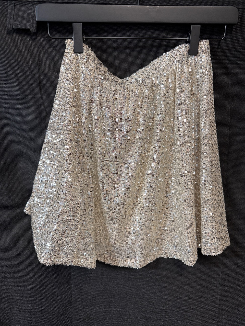 art class Silver Sequin Mini Skirt